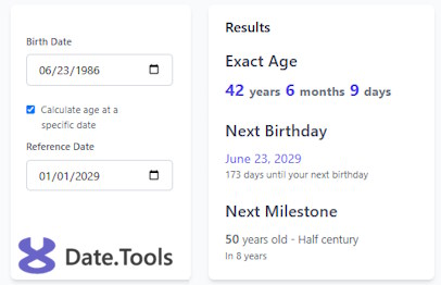 online age calculator