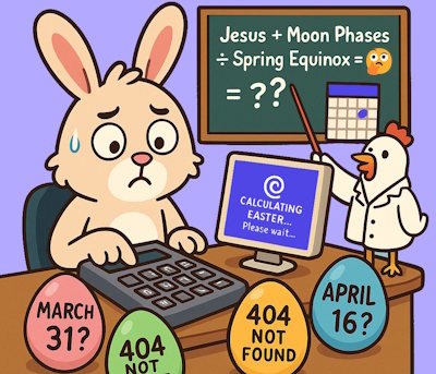 Catholic and Orthodox Easter Date Calculator