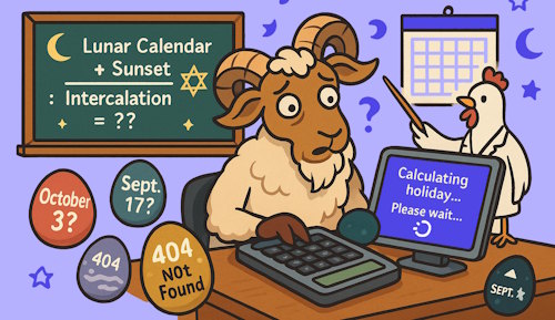 jewish holidays calculator
